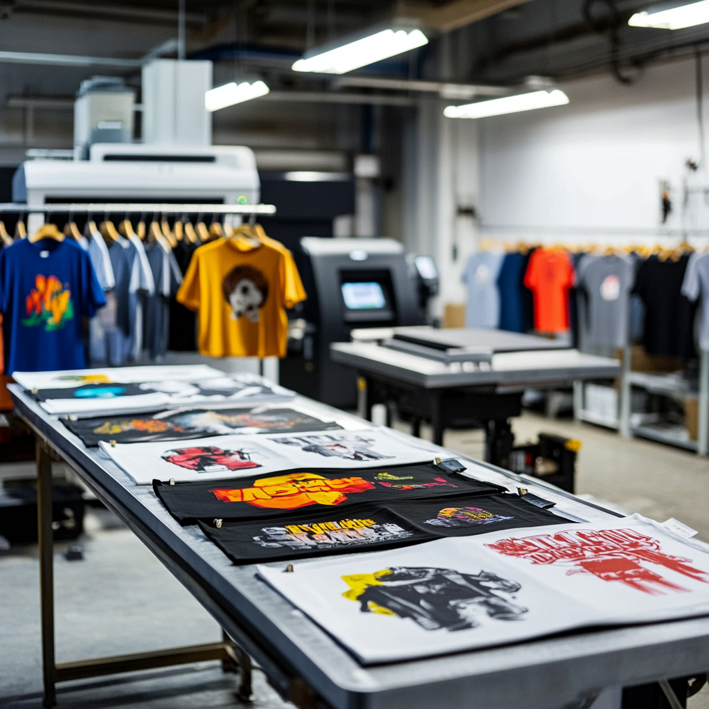 Examples of vibrant, custom apparel showcasing photo-realistic portraits, multi-location prints, mixed media embellishments, and seasonal graphics, highlighting the versatility and detail of professional DTF printing.