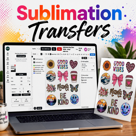 Build Your Own Sublimation Gang Sheets - - EzPrintHouz