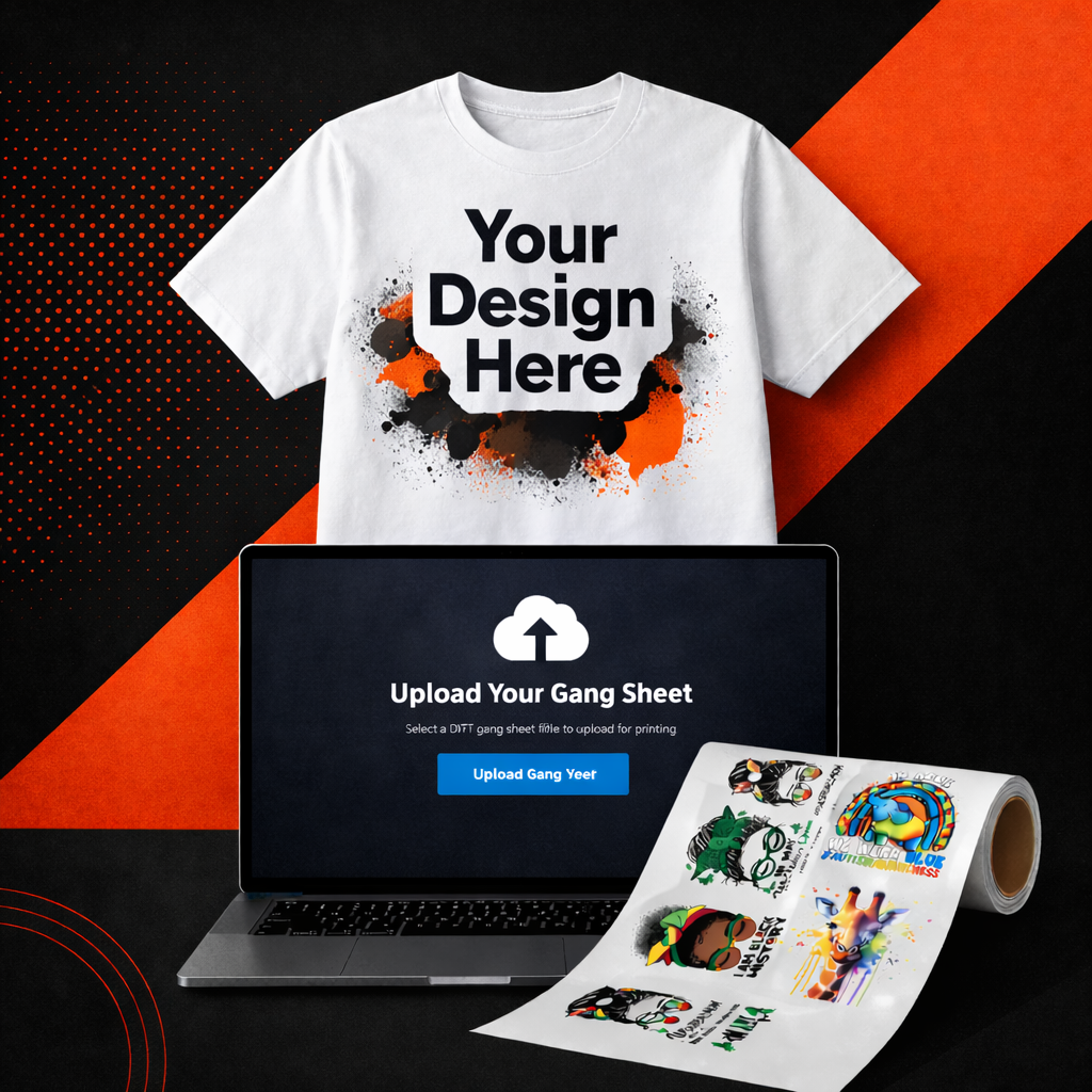 Upload Your Ready DTF Gang Sheet - EzPrintHouz