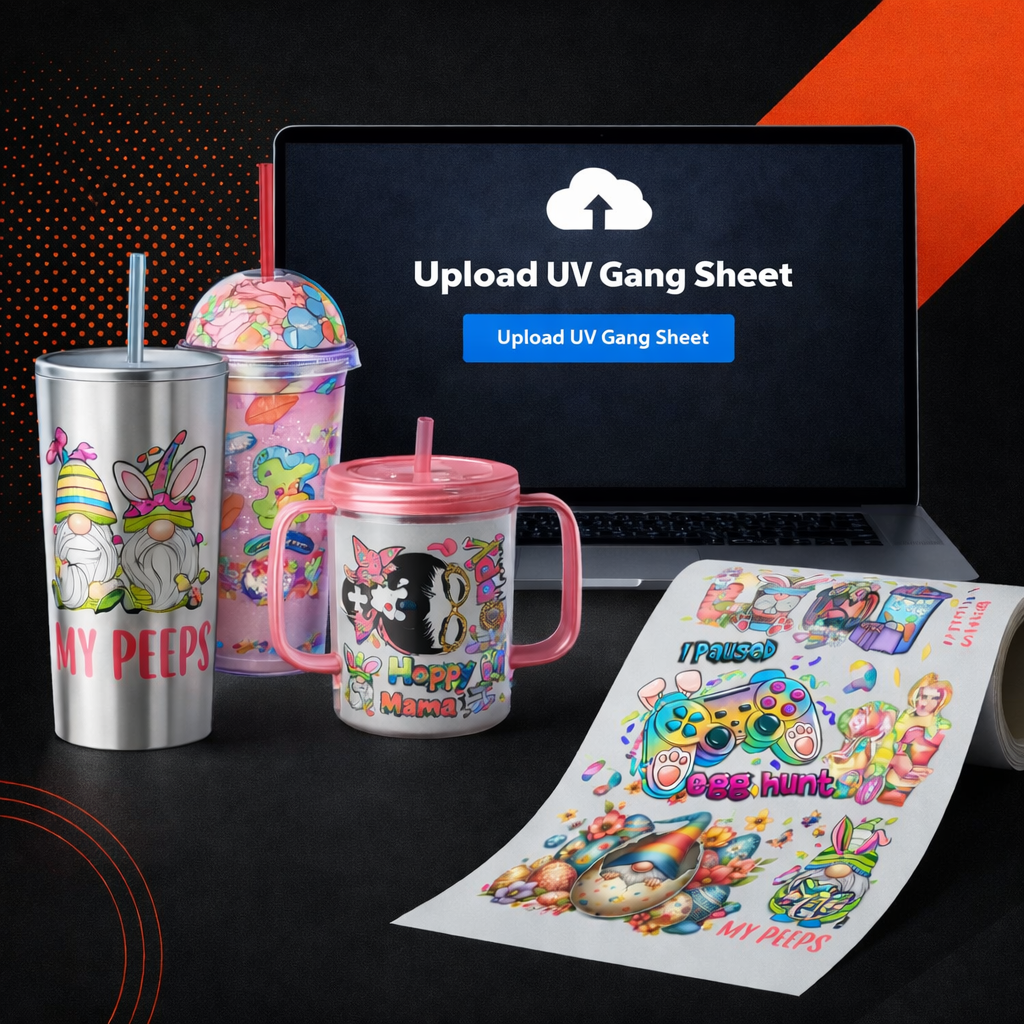 Upload Custom UV DTF Stickers Gang Sheet - EzPrintHouz